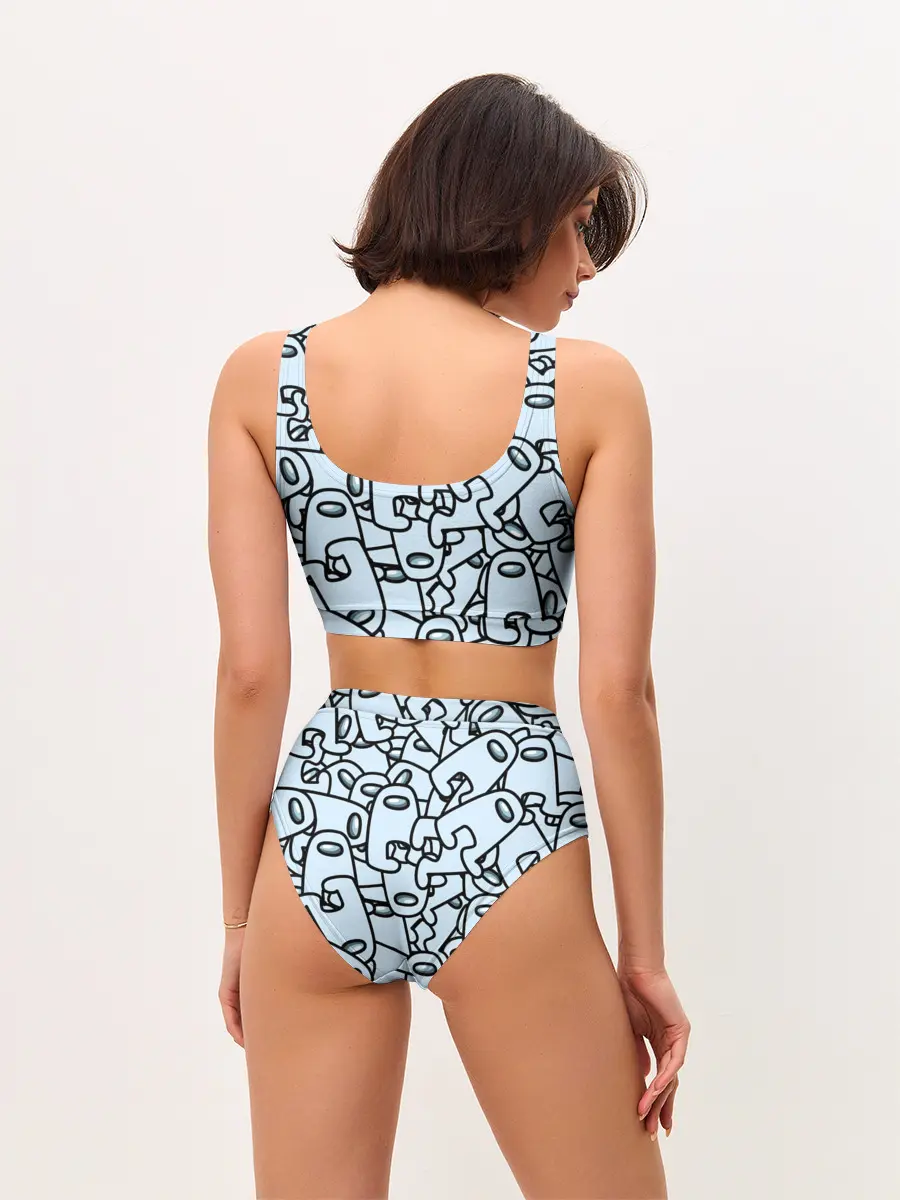 Женские топ и трусы / among us mem