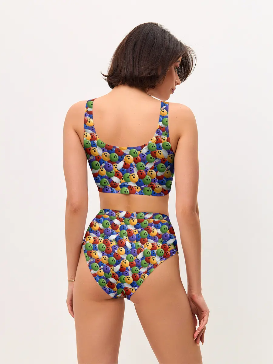 Женские топ и трусы / Боулинг