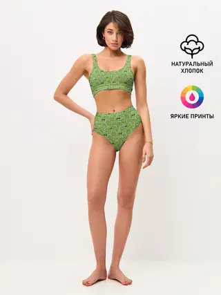 Женские топ и трусы / КоронаВирус