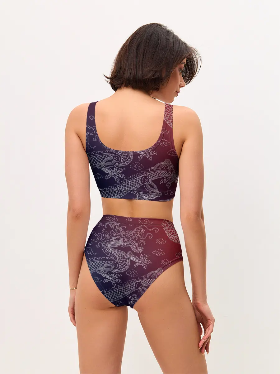 Женские топ и трусы / Традиционный китайский дракон