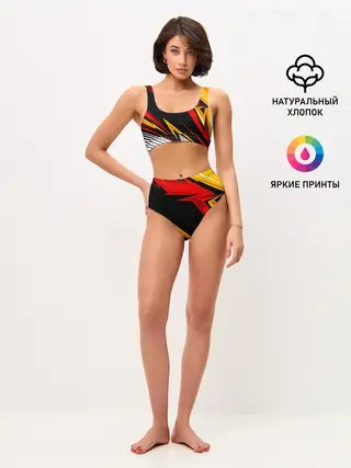 Женские топ и трусы / КРАСНО-ЖЕЛТЫЙ СПОРТ | SPORT
