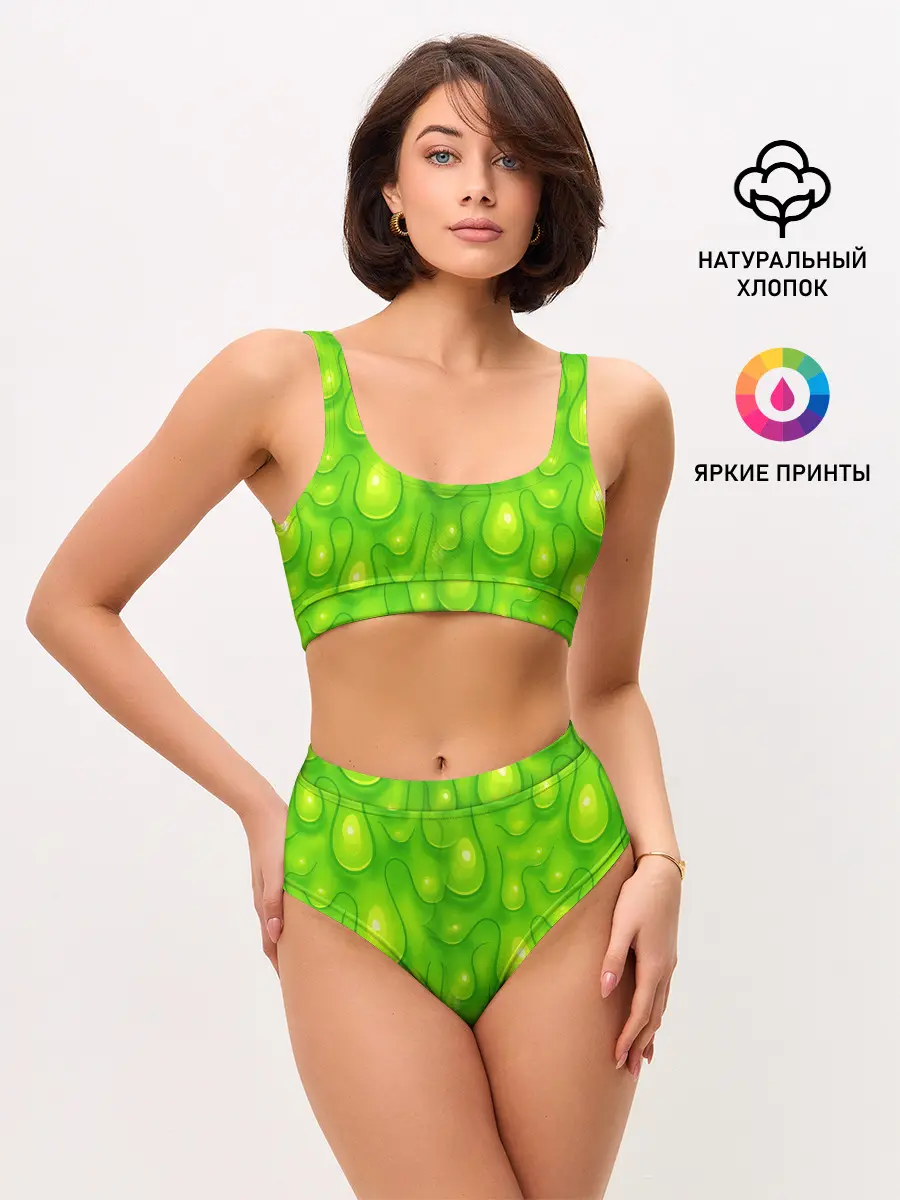 Женские топ и трусы / СЛИЗЬ / SLIME / ТЕКСТУРА