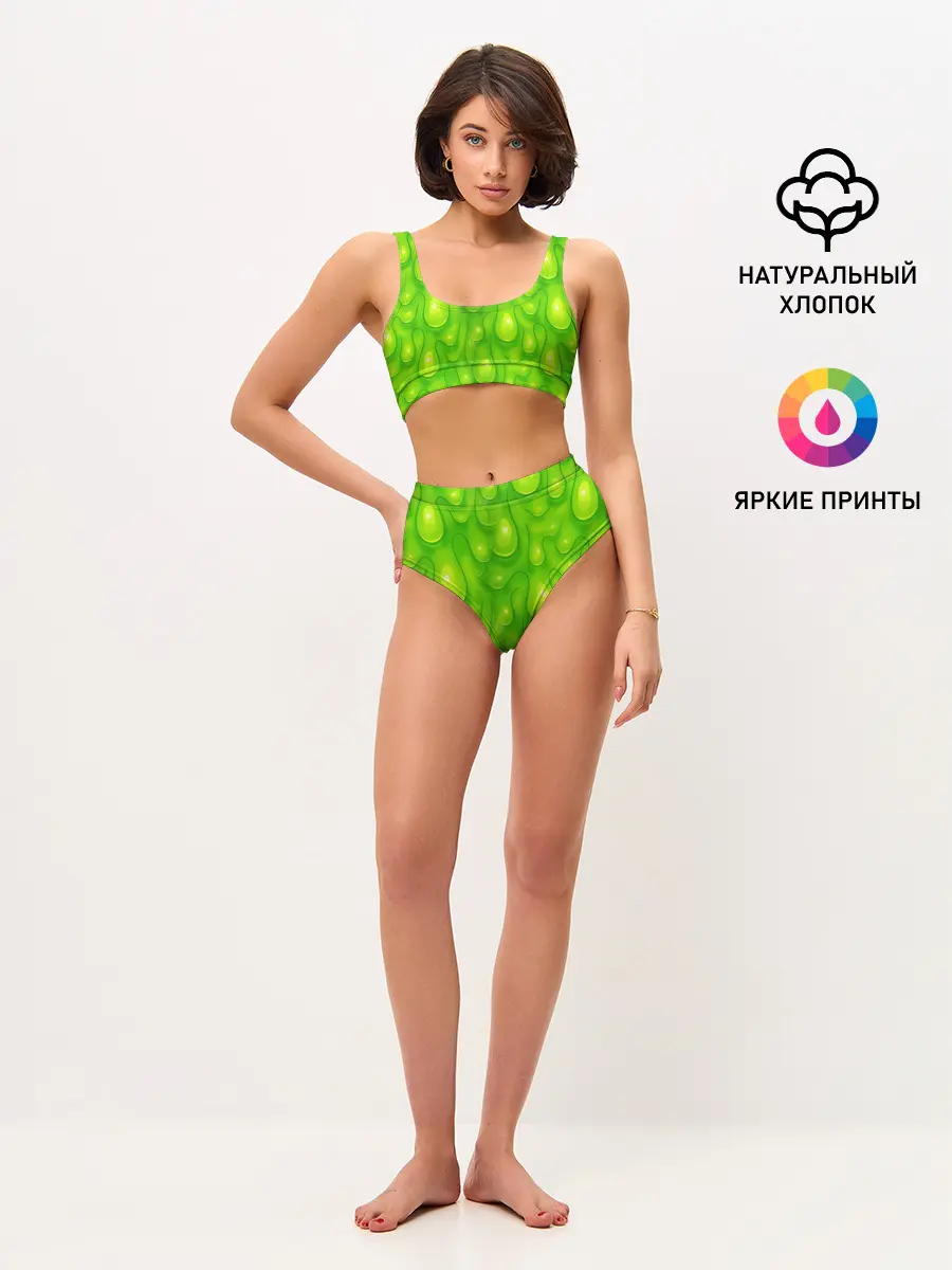Женские топ и трусы / СЛИЗЬ / SLIME / ТЕКСТУРА