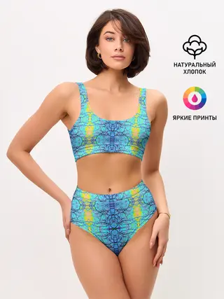 Женские топ и трусы / Психоделика