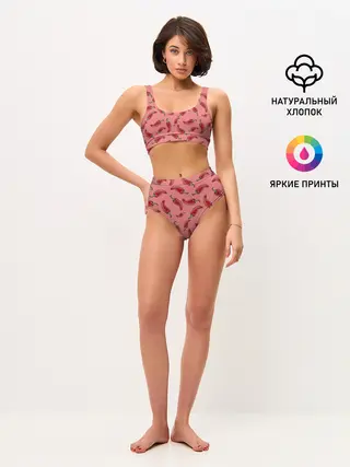 Женские топ и трусы / Острый перчик