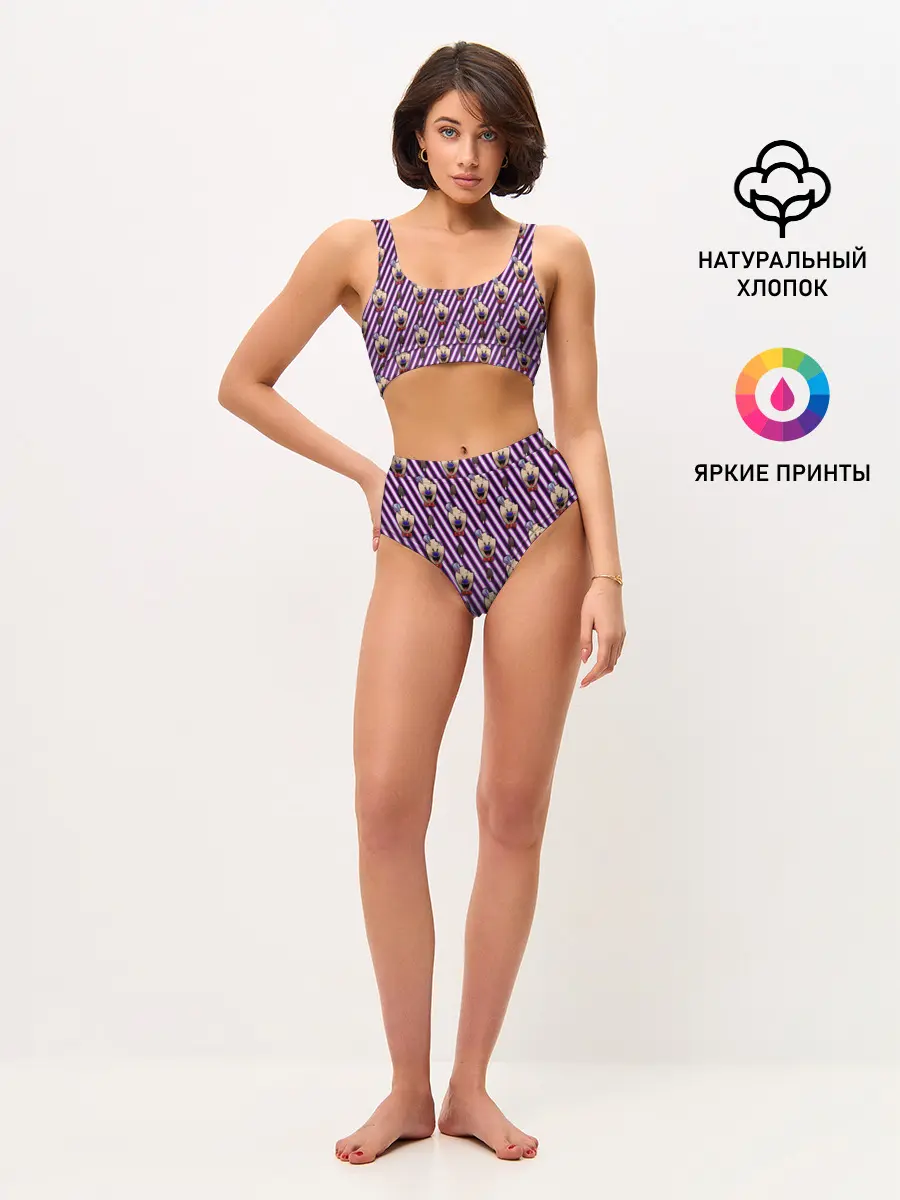 Женские топ и трусы / ICE SCREAM розовый паттерн