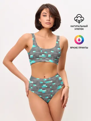 Женские топ и трусы / Алмазы