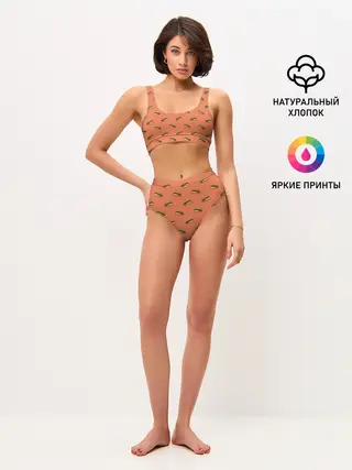 Женские топ и трусы / Тако паттерн