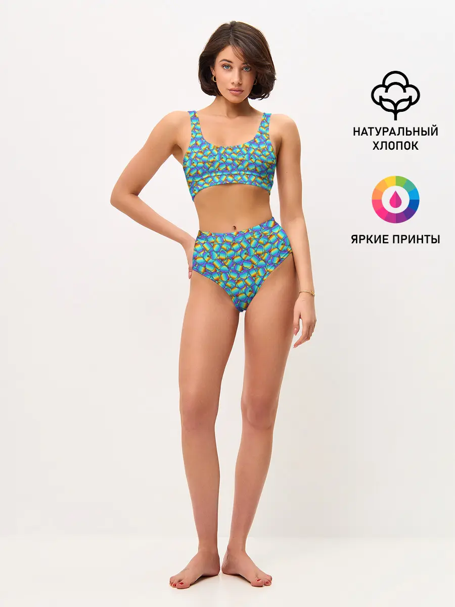 Женские топ и трусы / POP IT MIX | ПОП ИТ