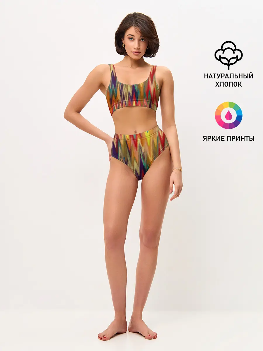 Женские топ и трусы / Секрет иката