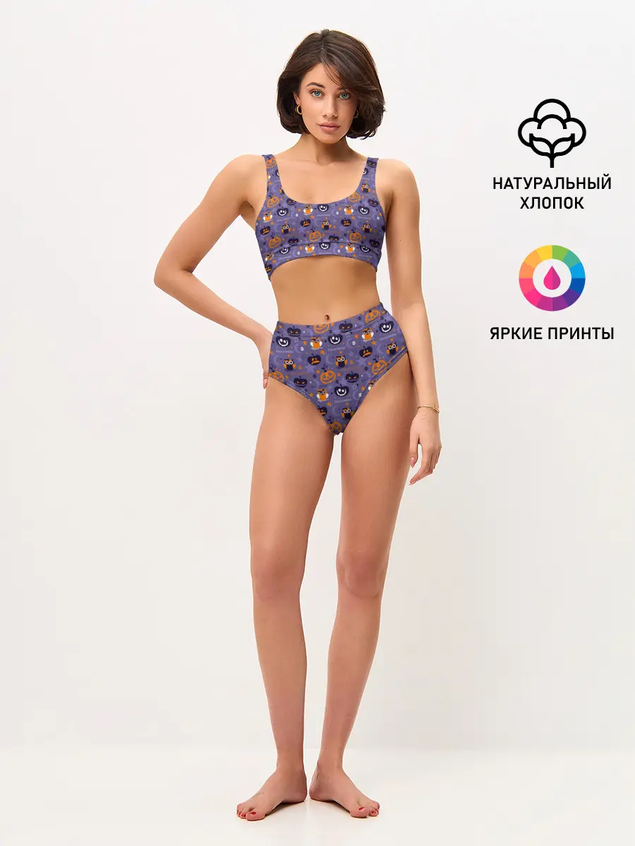 Женские топ и трусы / Хэллоуин