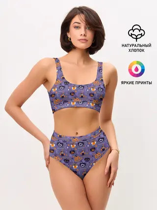 Женские топ и трусы / Хэллоуин