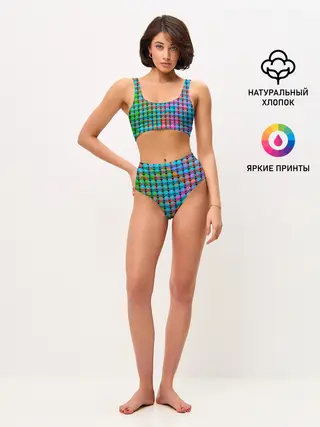Женские топ и трусы / POP IT | Взрыв Красок
