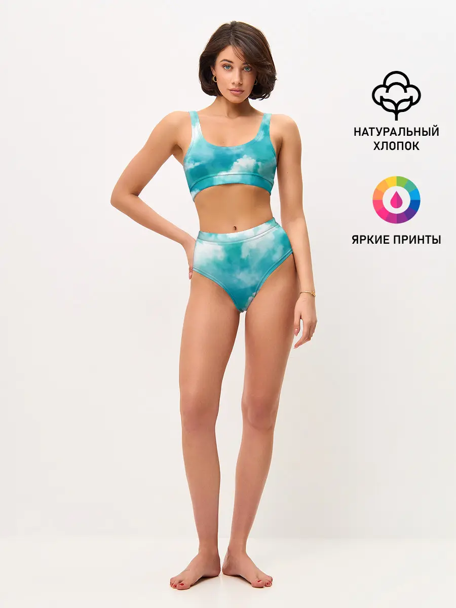 Женские топ и трусы / Голубое Небо | Blue Sky
