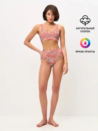 Женские топ и трусы / Happy Birthday