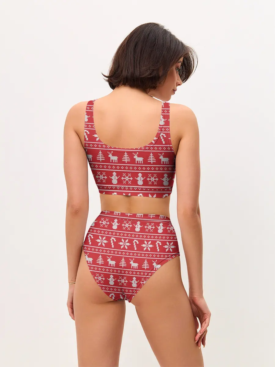 Женские топ и трусы / Новогодний атрибуты