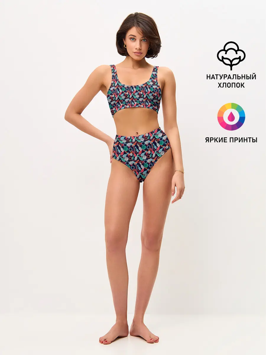 Женские топ и трусы / Боулинг