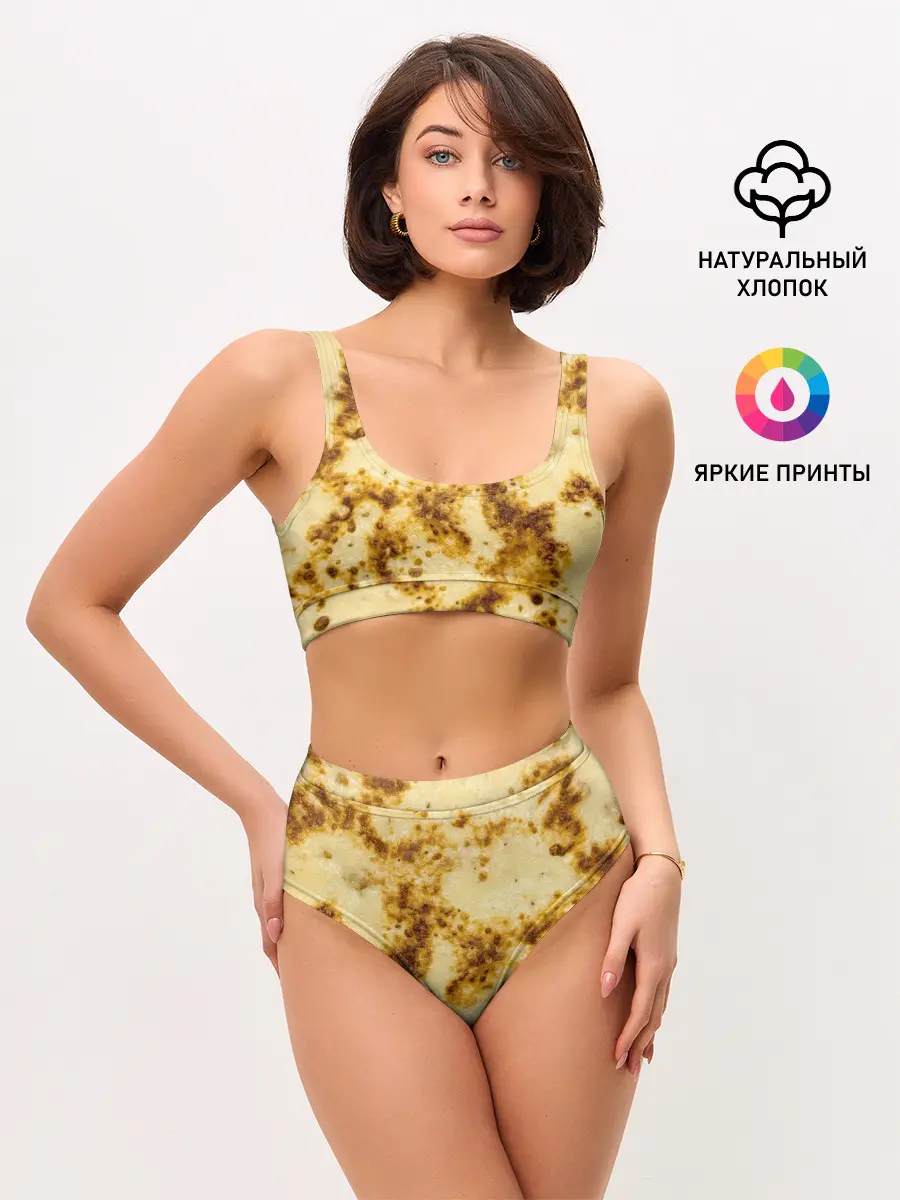 Женские топ и трусы / Жареный блин
