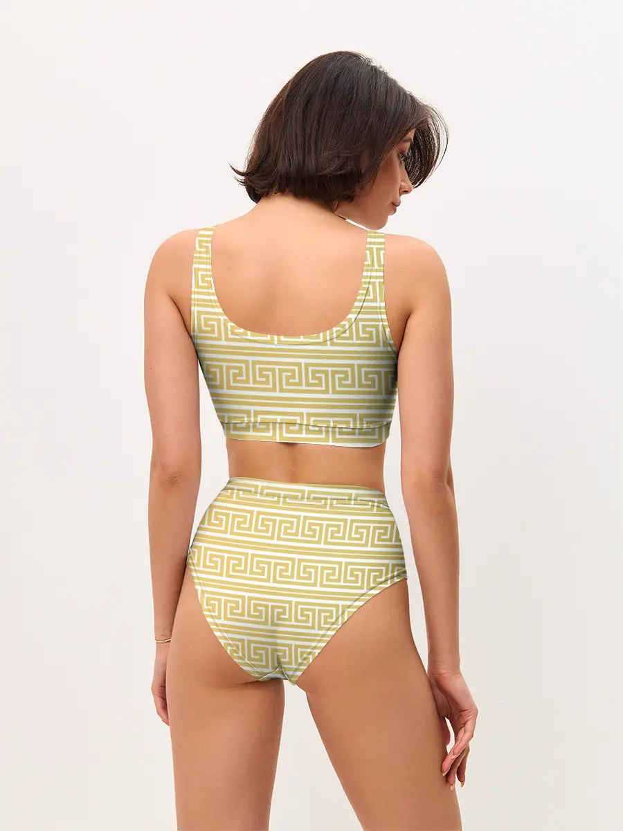 Женские топ и трусы / Орнамент древней Греции