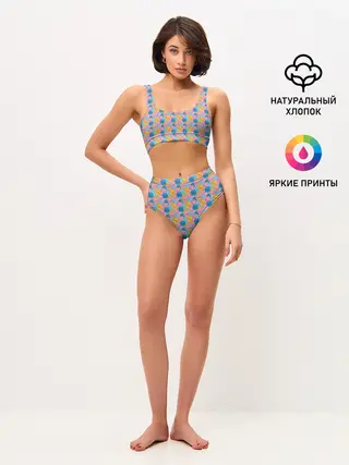 Женские топ и трусы / Новогодние Ёлочные Шары