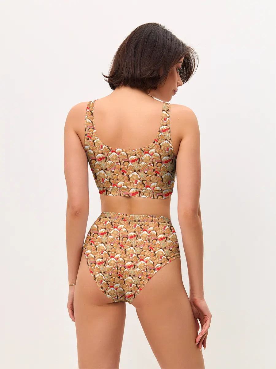 Женские топ и трусы / Праздничное Печенье