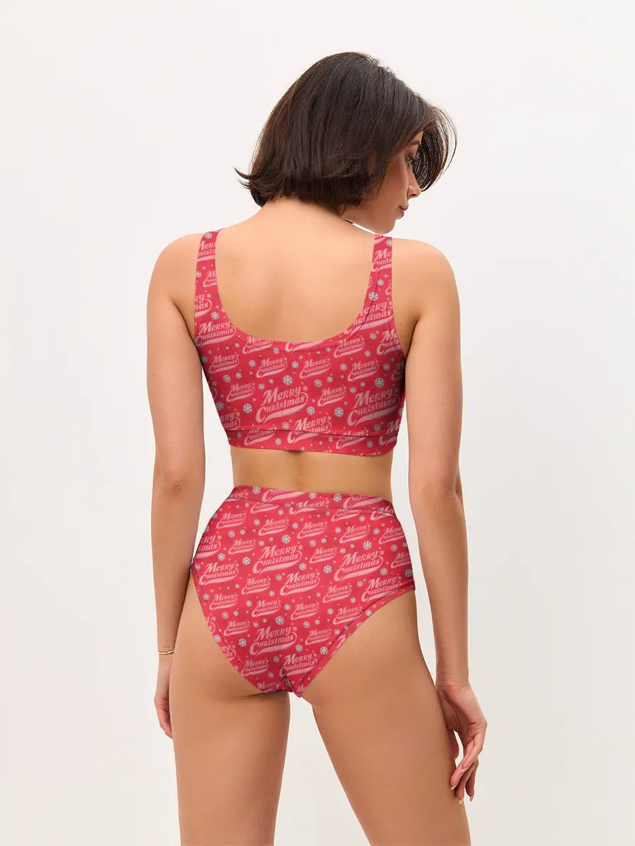 Женские топ и трусы / Merry Christmas