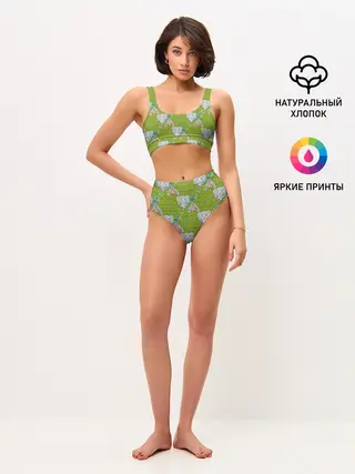 Женские топ и трусы / Слоник и вигвам