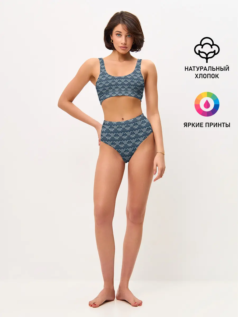 Женские топ и трусы / Северные Узоры