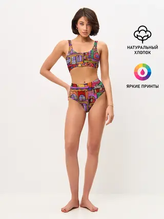 Женские топ и трусы / Скетч большого города