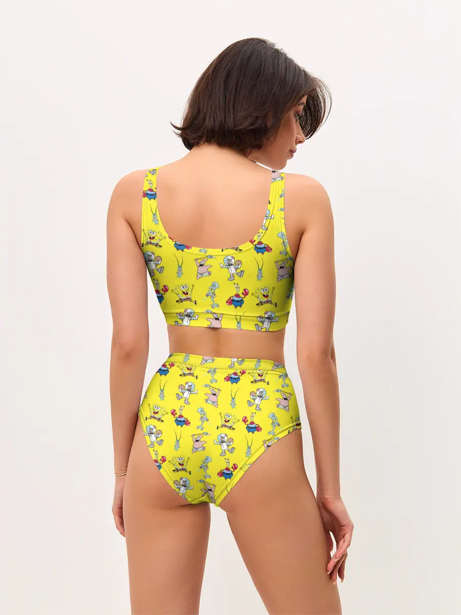Женские топ и трусы / SpongeBob pattern