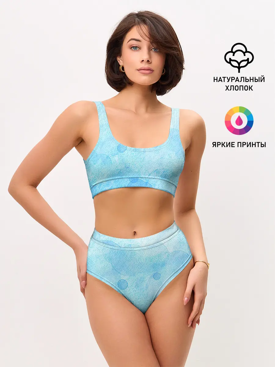 Женские топ и трусы / Пузыри воздуха