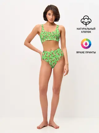 Женские топ и трусы / Сиамские коты