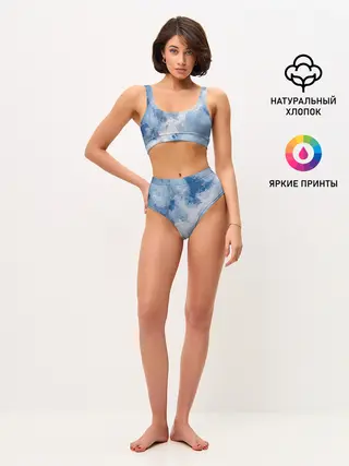 Женские топ и трусы / Небесные мазки