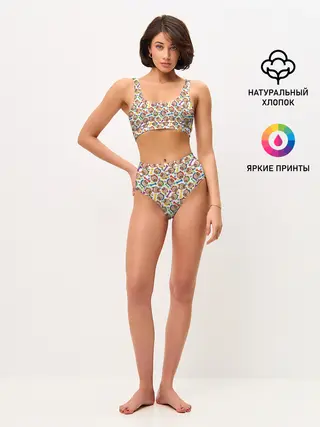 Женские топ и трусы / Йоркширский Терьер