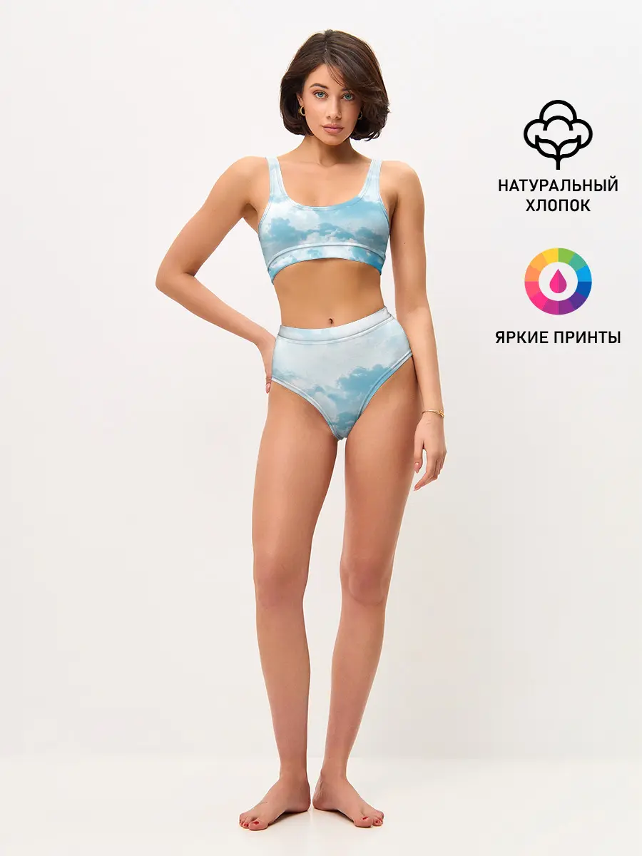 Женские топ и трусы / Плотные облака
