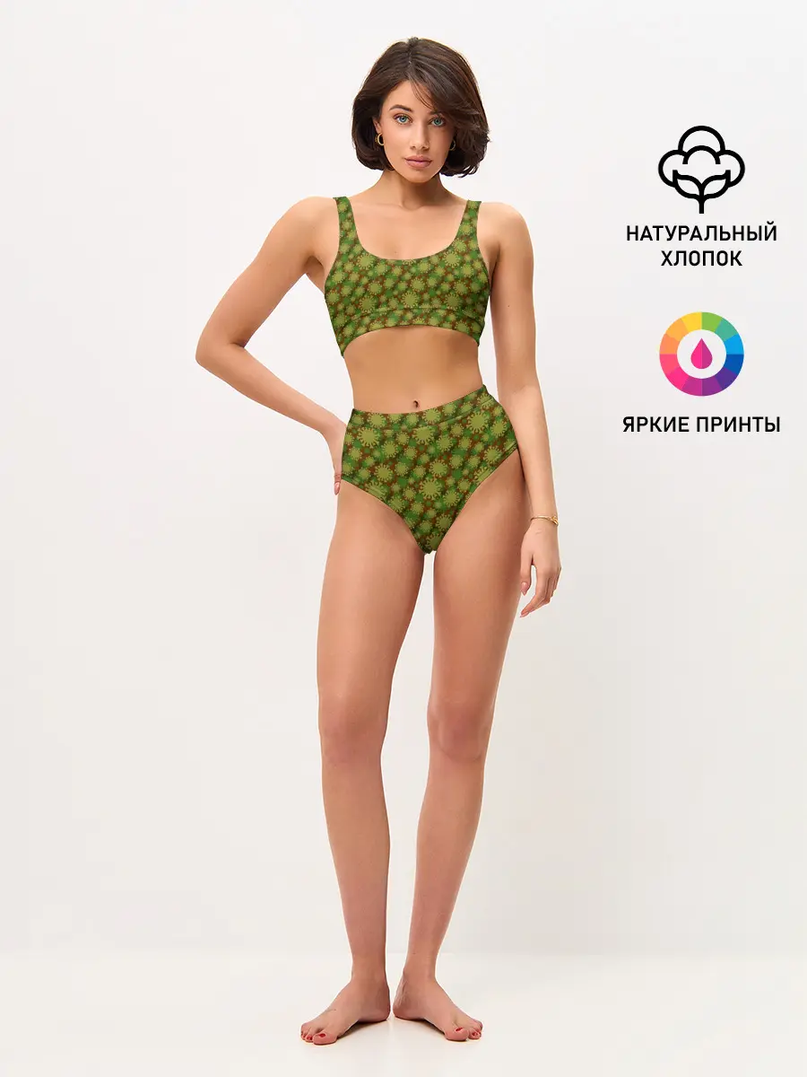 Женские топ и трусы / КоронаВирус