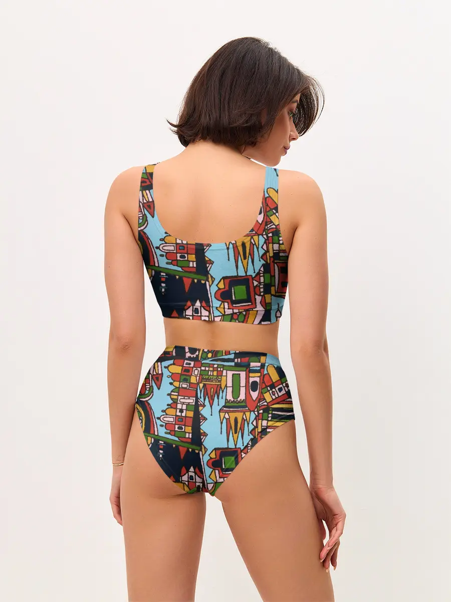 Женские топ и трусы / Рождество в Праге