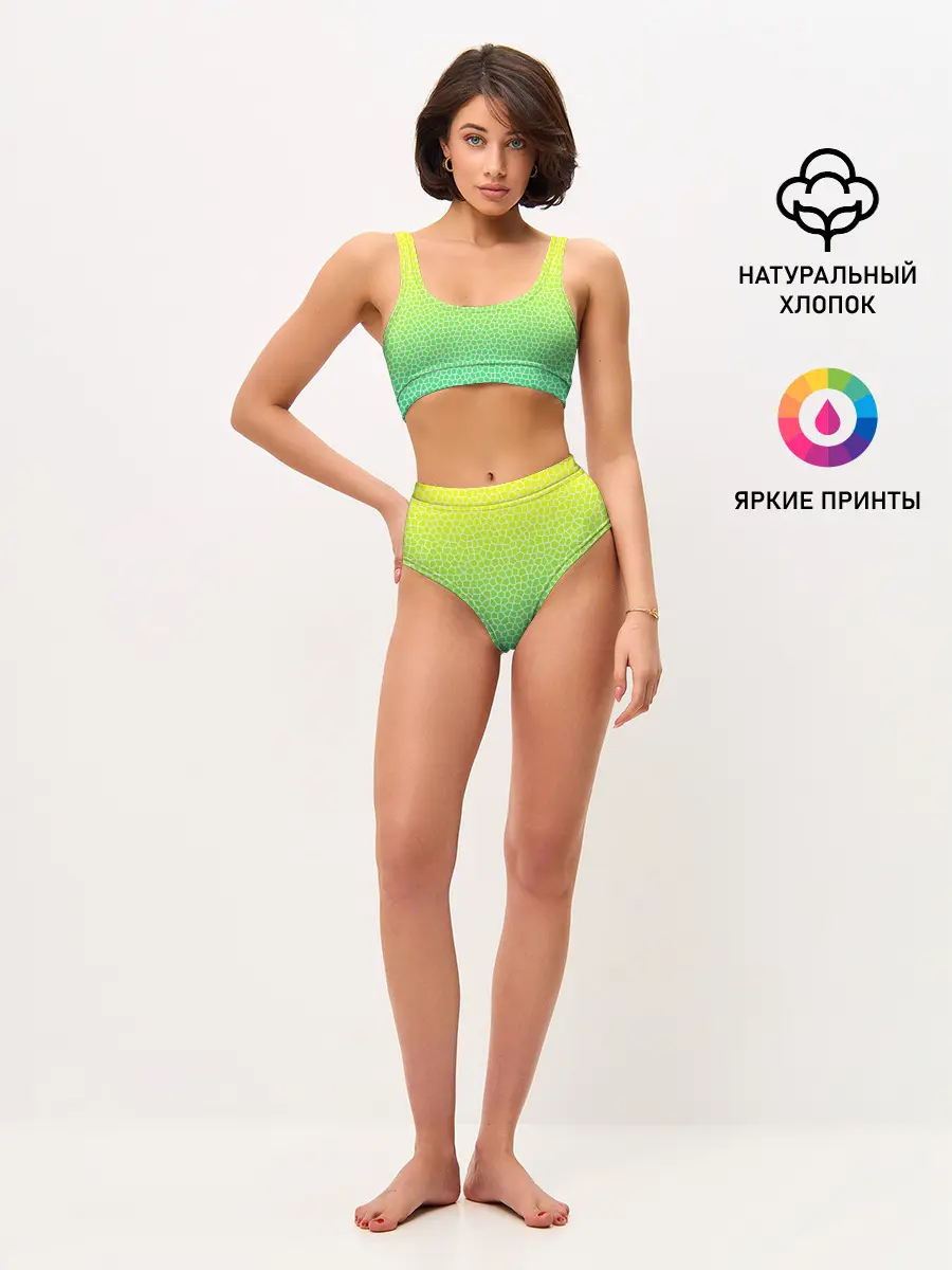 Женские топ и трусы / Витражная мозаика