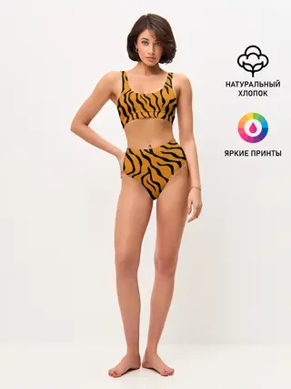 Женские топ и трусы / ТИГРИННЫЕ ПОЛОСЫ