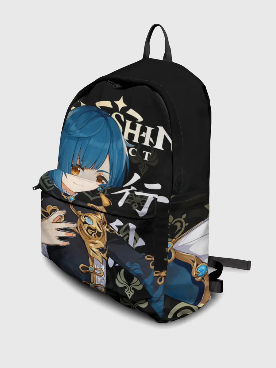 Рюкзак джинсовый / Син Цю / Genshin Impact