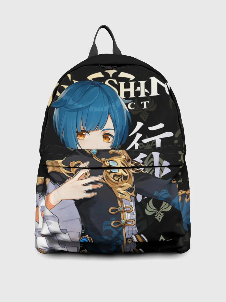 Рюкзак джинсовый / Син Цю / Genshin Impact