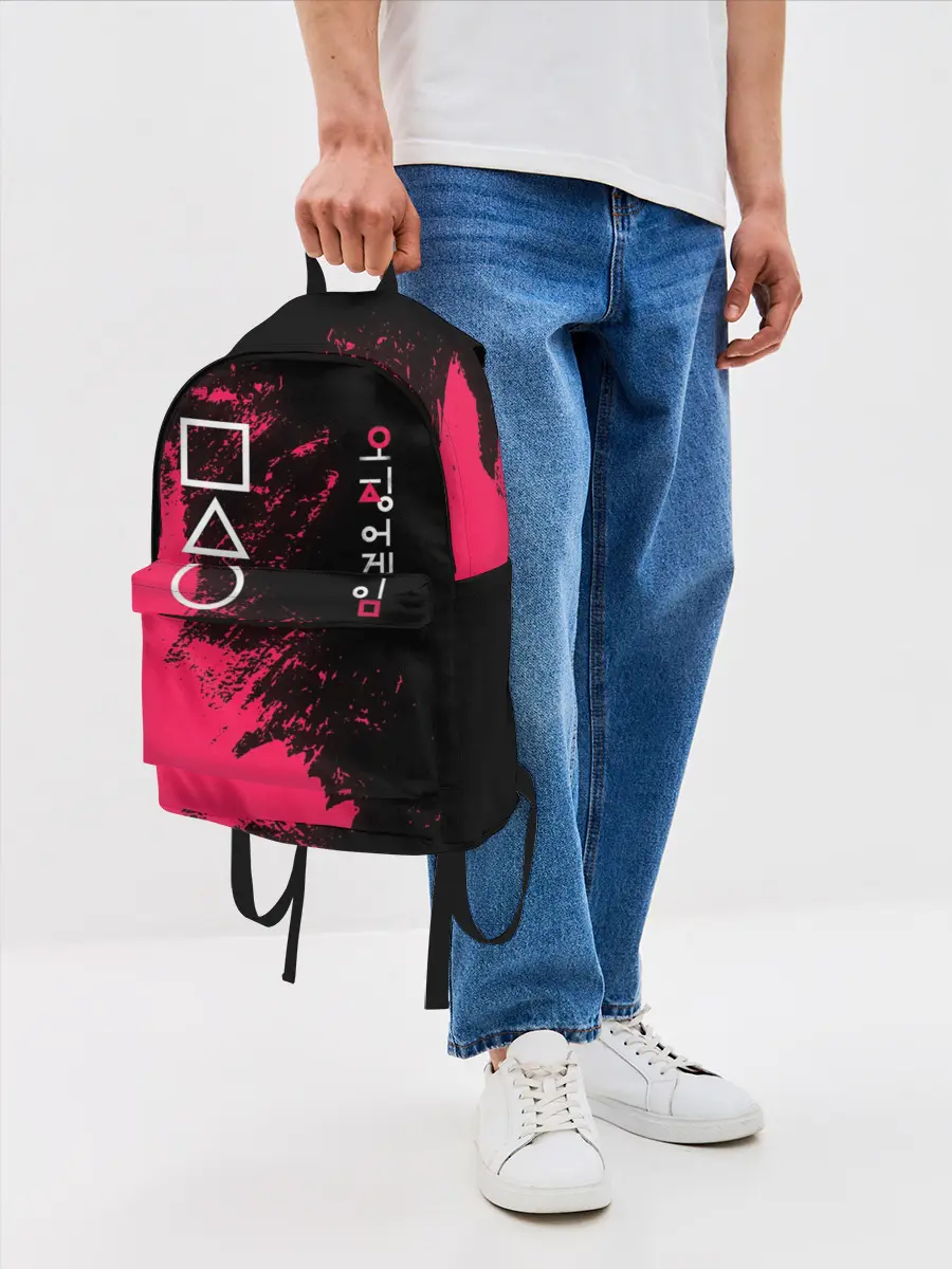 Рюкзак джинсовый / Игра в кальмара | Squid game