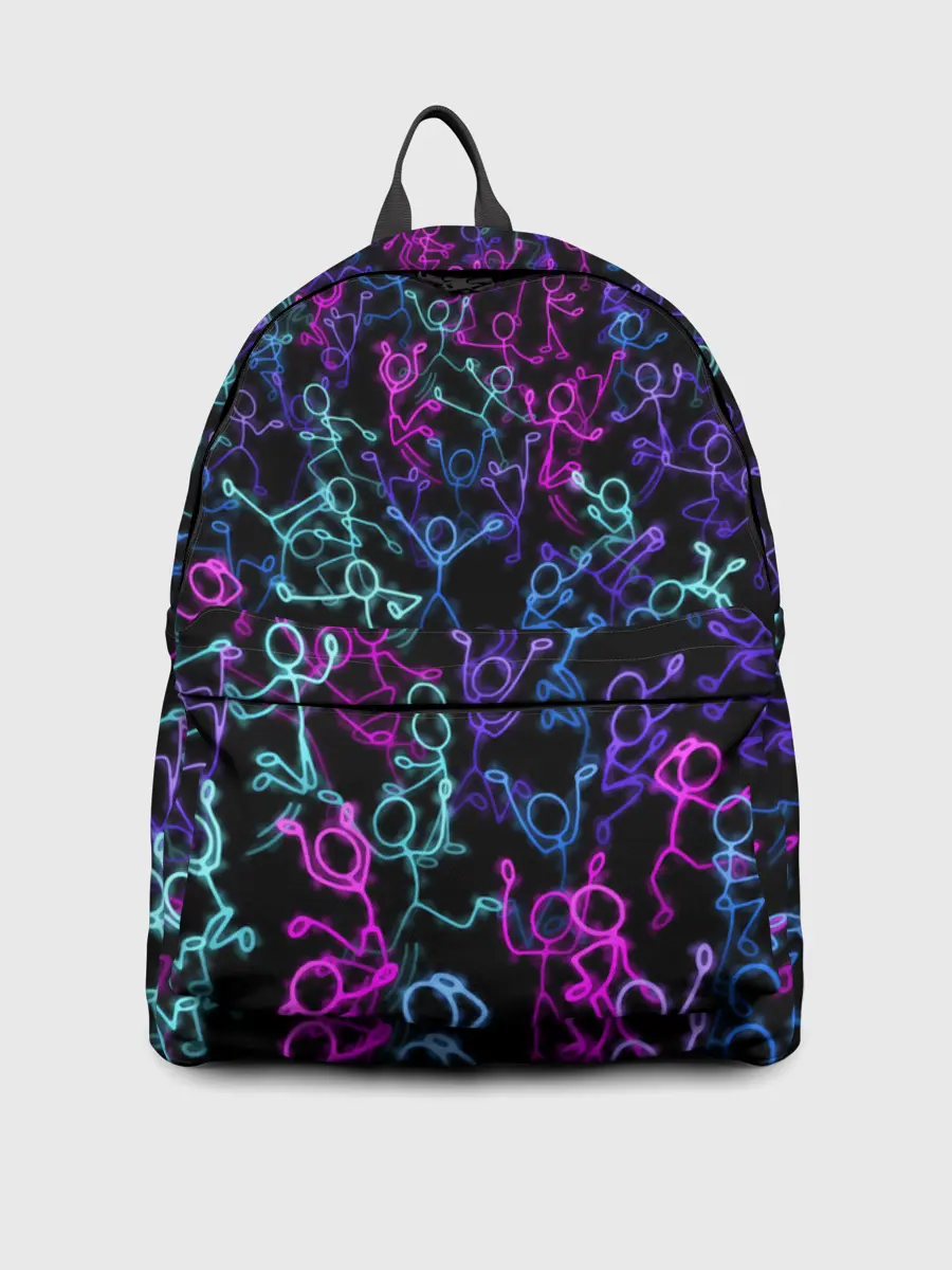 Рюкзак джинсовый / Neon Rave Party