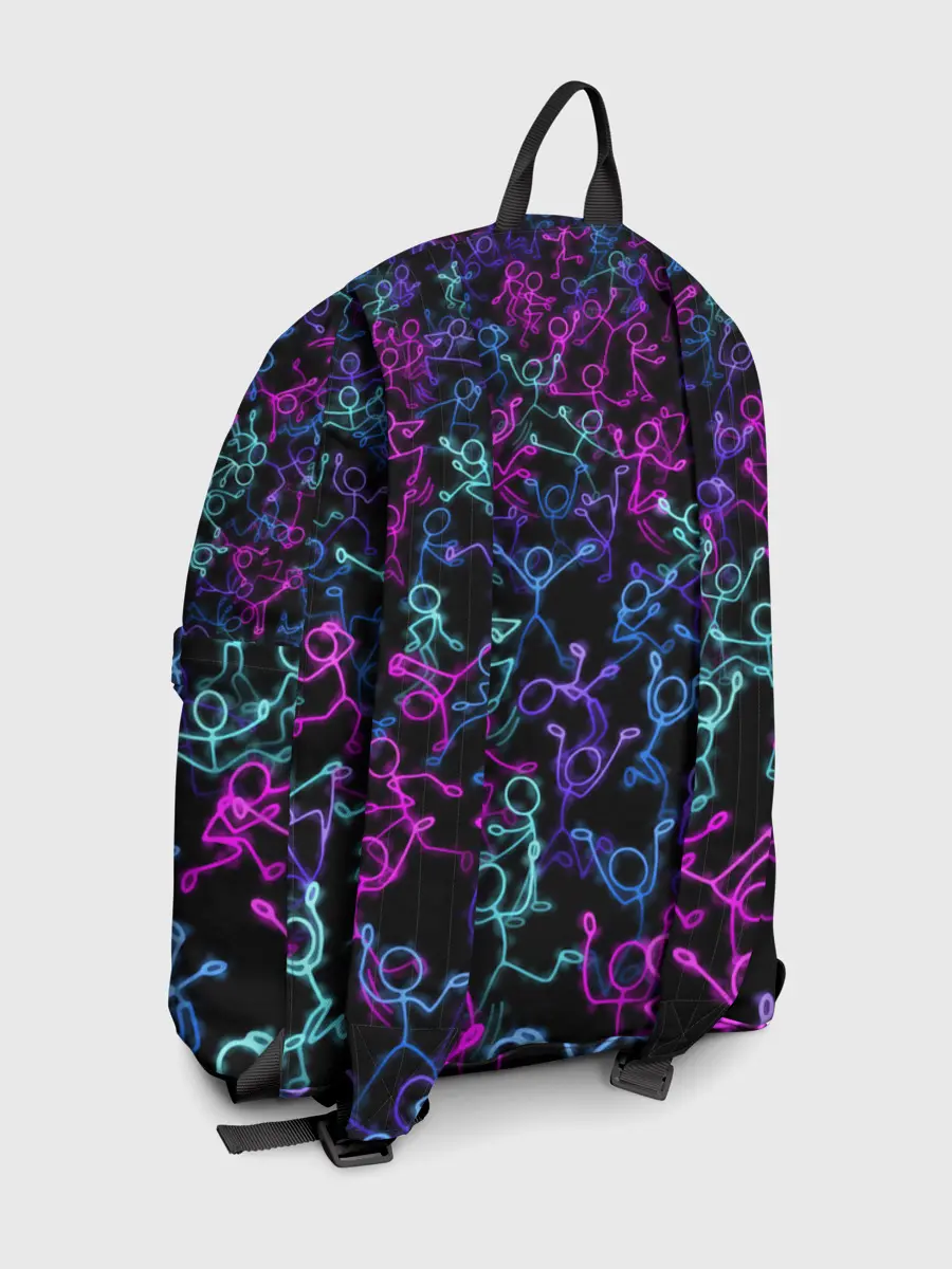 Рюкзак джинсовый / Neon Rave Party