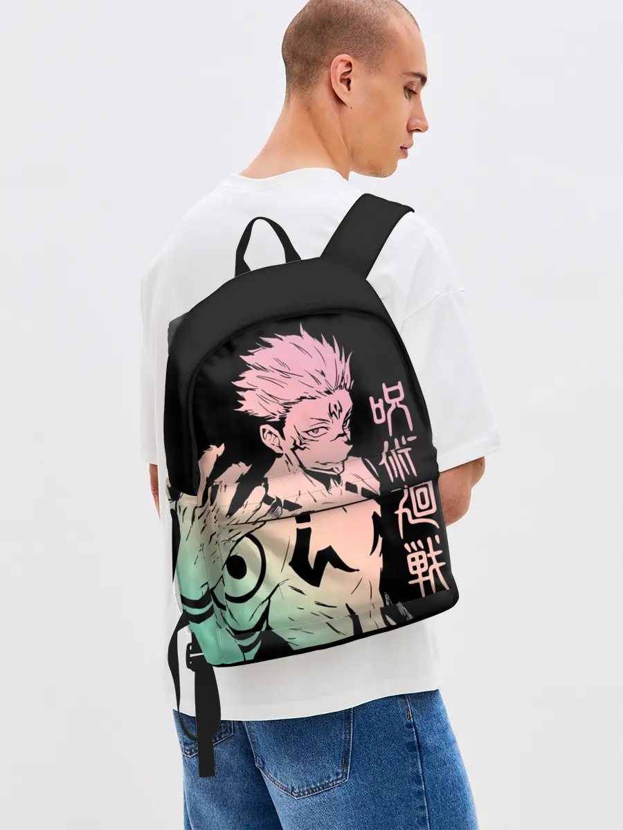 Рюкзак джинсовый / Сукуна, Магическая битва