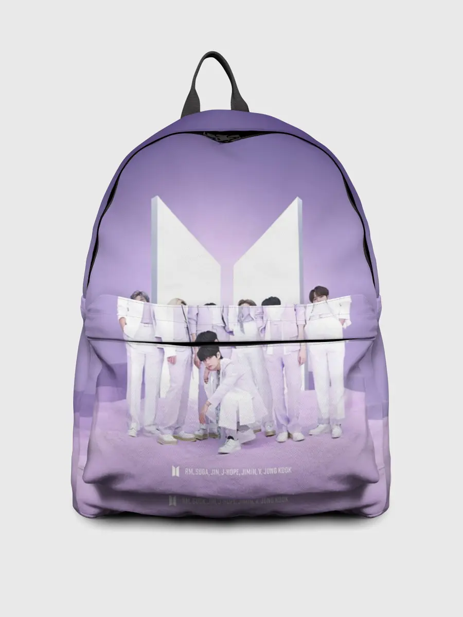 Рюкзак джинсовый / BTS. Purple