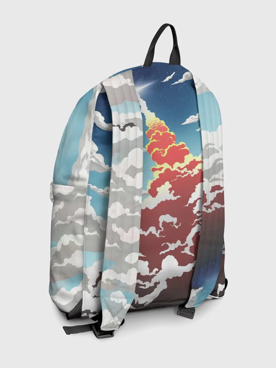 Рюкзак джинсовый / Ракета | SpaceX