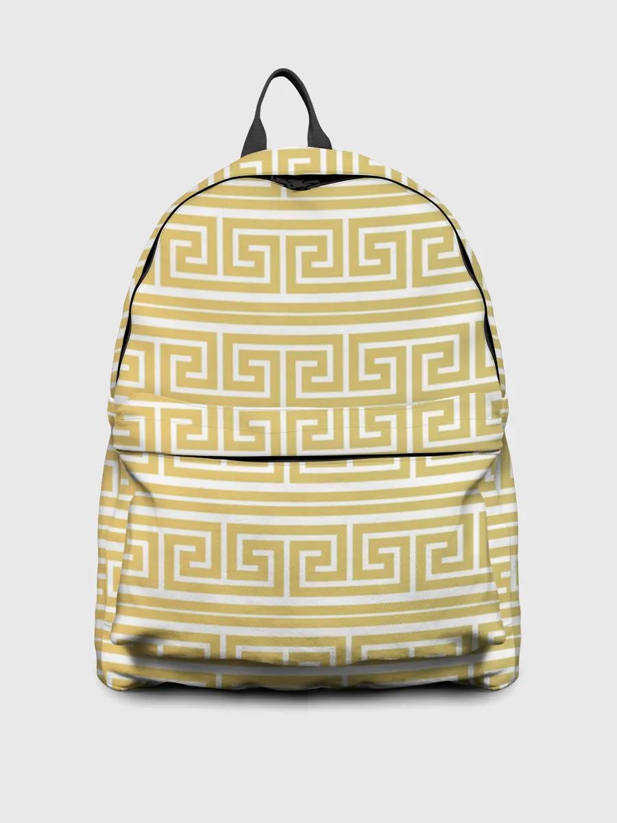 Рюкзак джинсовый / Орнамент древней Греции