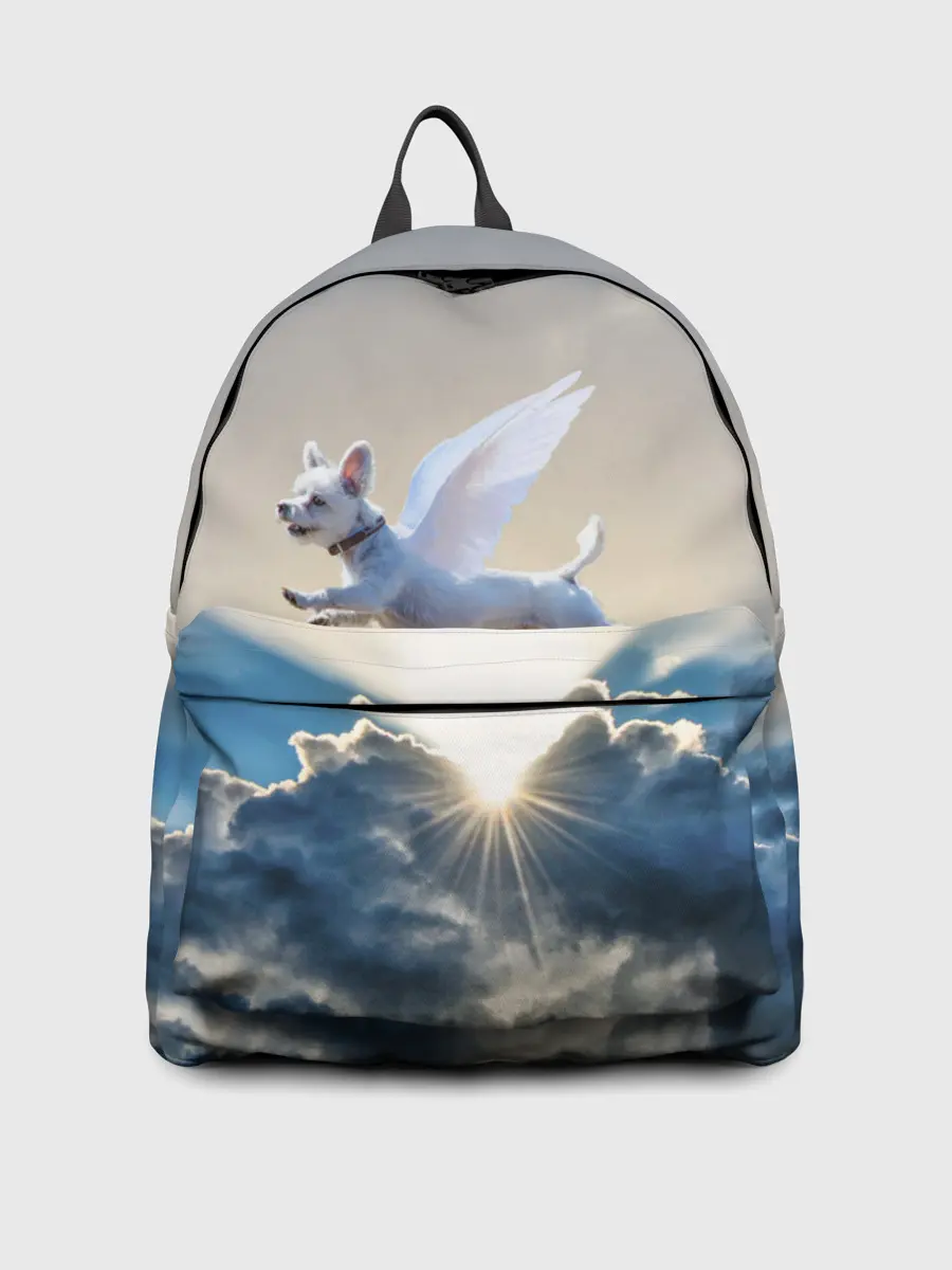 Рюкзак джинсовый / Ангельский пес