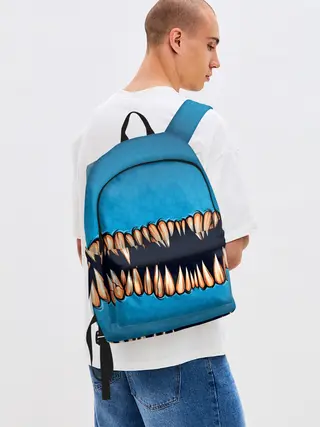 Рюкзак джинсовый / Зубастая коллекция